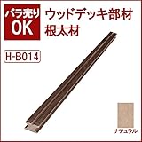 ウッドデッキ 人工木材 人工木 部材 樹脂ウッドデッキ キール材 根太材H-B014 40×25×2000mm【H-B014】【2色選択可】 (ナチュラル)