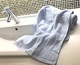 MINERVA 赤ちゃんにも使える　綿あめのようなふわふわ無撚糸フェイスタオル 贈り物 FACE TOWEL 白、イエロー、ブルー、チョコ、ラベンダー（100% Virgin Cotton) (ラムネ