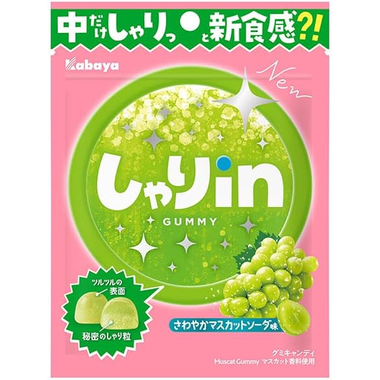 カバヤ しゃりinグミ　さわやかみかん 52g 10コ入り 2025/08/26発売 (4901550272212) Amazon | カバヤ食品 しゃりinグミ みかん 52g×10袋 | カバヤ食品