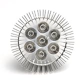 植物成長促進LEDライト 植物育成LED スポットライト 水耕栽培 室内栽培 電照菊 21W E27 赤/青