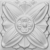 Ekena Millwork ROS08X08FA 3 1/8-Inch W X 3 1/8-Inch H Fairfax Small Rosette [並行輸入品]