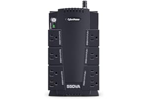 CyberPower 無停電電源装置 (常時商用給電/矩形波出力) 550VA/330W CP550JP