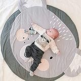 Ustide BabyラグCreepingクロールマット綿滑り止めゲームマット床遊びマットブランケット再生環境子漫画Sleepingラグ、カーペット子供部屋装飾37.4 X 37.4 "