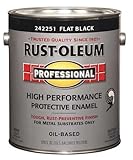 RUST-OLEUM 242251 Professional Gallon Flat Black Protective Enamel [並行輸入品]