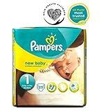 パンパース新しい赤ちゃんのおむつサイズ1キャリーパック - 23おむつ (Pampers) (x6) - Pampers New Baby Nappies Size 1 Carry Pack - 23