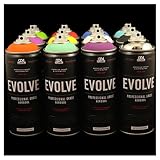 Evolve 12パック、Mtn、モンタナ、Belton &モロトフ& Ironlakスプレーペイント