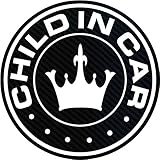 CHILD IN CARマグネット（ホワイト）