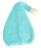 (コ-ランド) Co-land ベビー帽子 新生児ハット ニット帽子 子供用キャップ クリスマス 赤ちゃん ポンポン キッズ帽子 女の子 男の子 ハロウィン お出かけ 防寒 ブルー