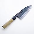包丁 土佐火造り鍛造 両刃黒打出刃150mm