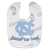 NCAAカレッジFull Color Mesh Baby Bibs ( North Carolina Tar Heels )