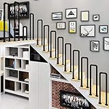 Handrail Simple Rotating Stair Railing Fence Interior Creative Tone N-shaped Railing Elderly Children's Home Fence,1pcs, Quantity Optional Indoor Outdoor Corridor Attic Guardrail