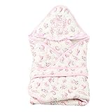 Sealive Blue Pink Hoodie Cotton Infant Sleep Sack Costume Newborn Swaddling Blanket Baby Shower Wrap