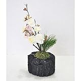 炭花壇 アートフラワー 炭 インテリア 置物 (D)