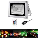 RaiFu スポットライト 屋外 防水 85-265v 10W リニア 7色 プロジェクション ランプ