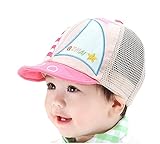 出産祝い　赤ちゃん　ベレー　 幼児　UV 　日除け帽　帽子　ハンチング キャップ　ハット　メッシュ　快適　柔らかい　47-52ｃｍ 6-36ヶ月（クリーム）