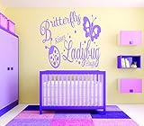 デザインwith Vinyl Rad 716 1 Butterfly Kissesてんとう虫Hugsベビーガール寝室壁デカール 16 x 24" RAD 718 2 1