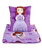 Disney Sofia the First Snuggle Set - 60in x 90in Blanket & Pillow [並行輸入品]