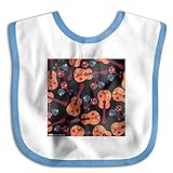 100 %コットンLovelyギターパターンChlidren Teething Bibs One Size tfutyyty5_16227086-RoyalBlue-29