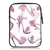 OneMtoss　電子書籍リーダー用 スリップインケース （　Kindle　/　Kindle Paperwhite　/　Kindle Voyage　対応　）（13.5X19X1.5cm）　ピンク　レディース　ハイヒール