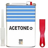 ガレージ・ゼロ アセトン 2L(GZ502)+万能ヘラ(GZMT03) 純アセトン/除光液/リムーバー/洗浄剤/ 脱脂洗浄/ピュアアセトン GSE597