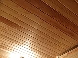 無垢国産杉 羽目板 無節・上小　(木材 10×60×1985　20枚=1束） 20束セット（400枚） 本実めすかし加工