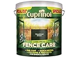 (Woodland Green 6 Litre) - Cuprinol LMFCWG6L 6 Litre Less Mess Fence Care - Woodland Green