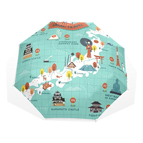 HMWR(ヒマワリ) 日本の旅行 ギフト ランドマーク お土産 ビンテージ レトロ クラシック 復古風 古い 民族風 地図柄 マップ柄 花柄 和柄 和風 レディース 女性用 三つ折り傘 折りたたみ傘 耐強風 軽量 手動開閉 雨傘 日傘 晴雨兼用 携帯用 かさ HMWR(ヒマワリ) 日本の旅行 ギフト ランドマーク お土産 ビンテージ レトロ クラシック 復古風 古い 民族風 地図柄 マップ柄 花柄 和柄 和風 レディース 女性用 三つ折り傘 折りたたみ傘 耐強風 軽量 手動開閉 雨傘 日傘 晴雨兼用 携帯用 かさ