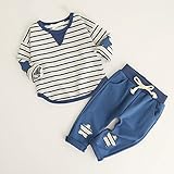 YideaHome ベビー服　女の子　男の子 長袖 パンツ 上下2点セット 赤ちゃん服　幼児　子供服 満月/出産祝い/プレゼント/運動会/旅行/記念日