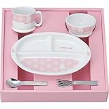 ≪出産祝い お祝い 誕生日 プレゼント 人気のギフトセット≫ ミッフィー my First miffy こども食器セット ピンク 【包装･のし･メッセージカード無料】