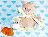 おしゃぶり　歯がため　ぬいぐるみベア　ティーサー付きマントタオル　ララバイ・ベアちゃん