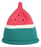 C-Princess ベビー ニット帽子 ニットキャップ とんがり帽子 キッズ 赤ちゃん 女の子 男の子 かわいい スイカ型 コスチューム 記念撮影 出産祝い