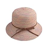 夏ビーチ帽子サンバイザーハットバケットSun Hat Straw Hat forプリンセス、B