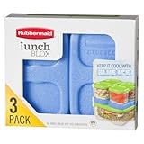 3-Pack Small Blue Ice Rubbermaid [並行輸入品]