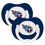 NFL Football 2014ベビー乳児おしゃぶり2 - Pack – Pickチーム( Tennessee Titans – ソリッド)