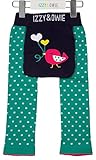 Izzy & OwieベビーレギンスBirdie、6 – 12月、緑と青