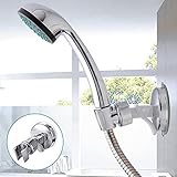 everso "シャワーホルダー シャワーフック 強力吸盤 シャワーヘッドホルダー シャワーヘッド 強力吸盤でがっちり固定 角度調整可能 真空吸盤仕様 "