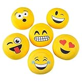 ノベルティTreasuresソフト4.5 "絵文字Squishy Balls ( Set of 6 )