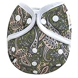 Kawaii Baby One Size Happy Leak-free Snap Cloth Diaper Cover for Prefolds Green by Kawaii Baby