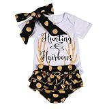 Cutelove 子供服 ロンパース＆ヘッドバンド&PPパンツ 3点セット カバーオール 女の子 新生児 キッズ 英字プリント 可愛い 半袖 ショートパンツ 夏 出産祝い
