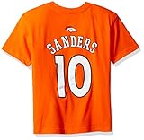 NFL Boys 4 – 7 Emmanuel Sanders Denver Broncos Mainliner Player Name & Number半袖Tシャツ、オレンジ、Large / ( 7
