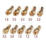 10 x 4.8 mm 0.5 ～ 3.3 。 2 mm の真鍮製のシャンクドリルチャックコレットビット f / Dremel ロータリーツール