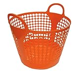 イセトー ランドリーバスケット ナイスラック オレンジ I-005