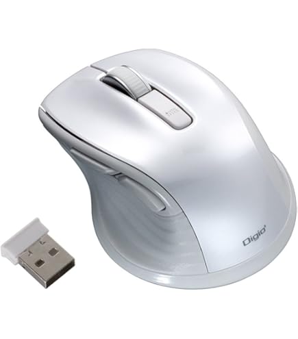 Amazon.co.jp: Digio2 マウス 無線 静音 3ボタン BlueLED