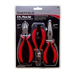 Sheffield Tools 60087 Plier Set, 3-Piece [並行輸入品]
