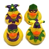 One Dozen (12) Rubber Duckie Ducky Duck MARDI GRAS Party Favors [並行輸入品]