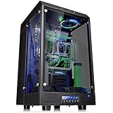Thermaltake Tower 900 Black Edition Tempered Glass Fully Modular E-ATX Vertical Super Tower Computer Chassis CA-1H1-00F1WN-00