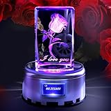 Biutee 第二世代 クリスタルフラワー/クリスタルバラ プリザーブドフラワー 2ＧＢＳＤカードとインターフェース付き MP4 回転 充電...