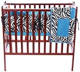 Baby Doll Bedding Mini Crib/ Port-a-Crib Bedding set, Blue by BabyDoll Bedding
