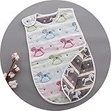 6重 ガーゼスリーパー ガーゼおくるみ パジャマ 寝袋 オーガニックコットン 40*60 cm 木馬