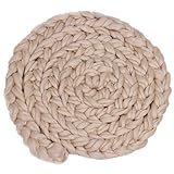 Lovoski 新生児　ベビーシャワー　洗礼　記念写真　道具　ロービング　ラグ　毛布　敷物　カーペット　快適　全9色 - ベージュ